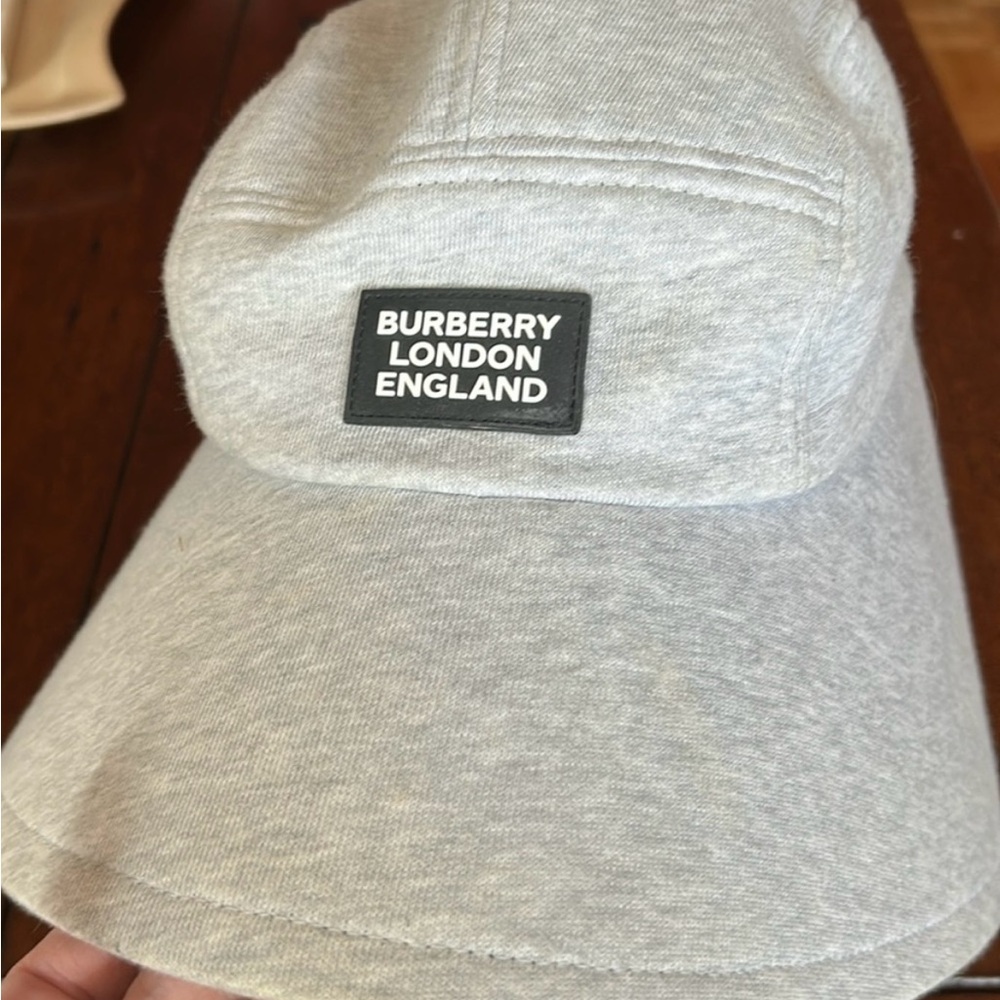 Burberry Light Grey Sun Hat